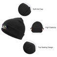 thumbnail image 4 of Creepy Luigi's Mansion Stretchable Knitted Beanie Hat Daily Winter Thermal Soft Skull Cap Gift For Men Women Black-style, 4 of 7