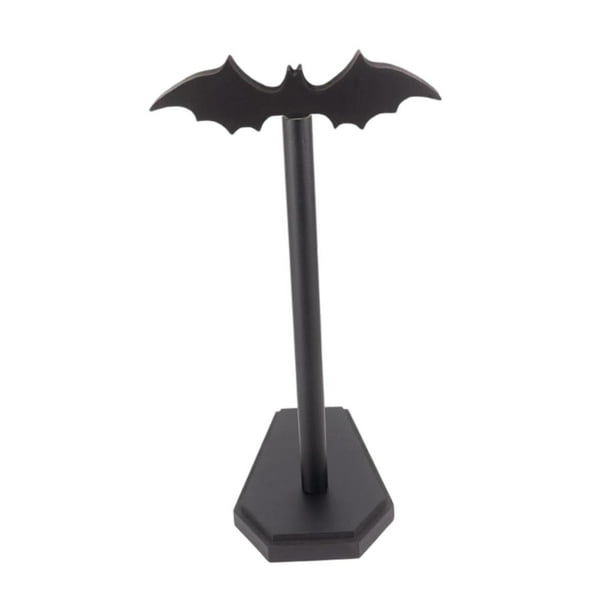 Portarrollos de papel higiénico con forma de murciélago, decoración de Halloween, independiente Gran murciélago