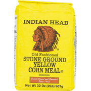 Wilkins Rogers Mills Indian Head Stone Ground Yellow Corn Meal, 32 oz