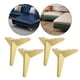 thumbnail image 5 of 4 piezas de muebles triangulares de hierro patas de sofá patas de silla patas de repuesto para pequeña sala, escritorio de silla, muebles, otomano, sillón Oro 15cm Soledad Patas del gabinete del sofá, 5 of 10