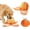 Orange, variant on 2026 Orange Hide and Seek Plush Dog Toy - Interactive Puzzle, Watermelon Dog Toy for Small Dogs, Puzzle Toy for Boredom, Nosework Pet Toy for Small Medium Dogs (Orange)