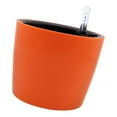 thumbnail image 2 of Almencla 7in Self Watering Planter Automatic Lazy Water Absorption Flower Planter Orange, 2 of 8