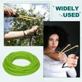 thumbnail image 7 of Uxcell Natural Latex Rubber Band, 32.8 ft Slingshots Replacement Bands 0.17"x0.07"(ODxID) Heavy Pull Tube Elastic Rubber Bands for Hunting Shooting Games (Green), 7 of 7