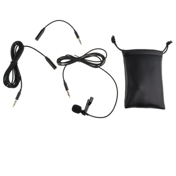 Micrófono de Solapa Sunnimix 3.5mm para Teléfono Inteligente Grabación
