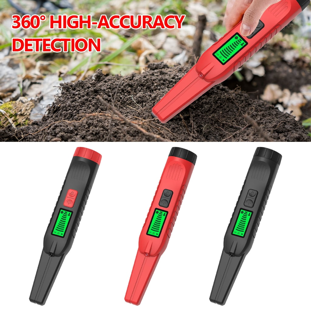 MOMOJIA Multifunction Metal Detector Stick Vibration Sound Alarms Temperature Resistant High Sensitivity Metal Detectors set