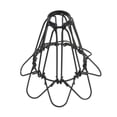 thumbnail image 4 of Inteprter Pantalla de jaula Vintage, protección protectora de transformación, diseño de cierre abierto, portalámparas forjado, decoración DIY para el Iluminación navideña negro Inteprter HA026138-01, 4 of 5
