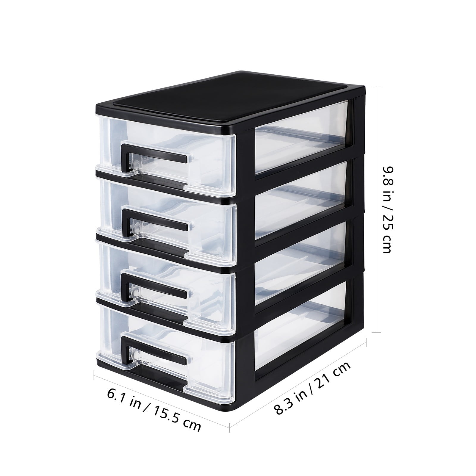 Tanjnj Storage Box Four Layer Storage Cabinet Plastic Drawer Type Closet Portable Multifunction Storage Rack Organizer Furniture