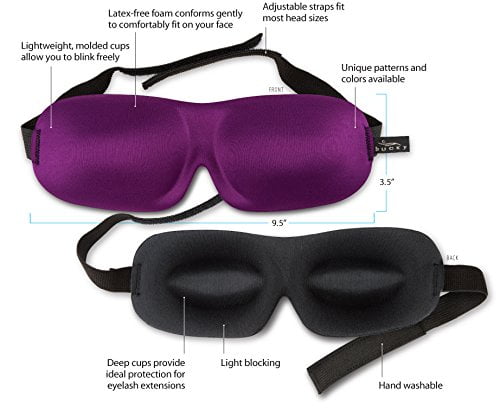 molded eye mask for sleeping