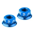 thumbnail image 6 of 2Pcs M10 Axle Wheel Nuts Quick Release Flange Nut for Mountain Road Bike - Blue, 6 of 8