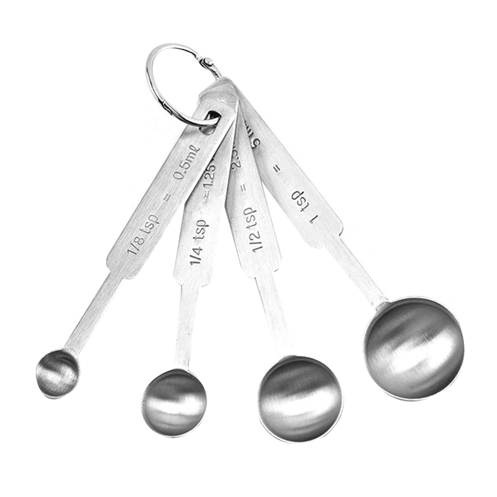 Stainless Steel Measuring Coffee Scoop Cup Spoon With Clip Home Kitchen Tea Tool 