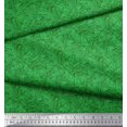 thumbnail image 2 of Soimoi Moss Georgette Fabric Triangular Greek Key Geometric Print Sewing Fabric Yard 42 Inch Wide, 2 of 3