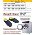 thumbnail image 5 of cosyone1997 Men’s Memory Foam Slippers Indoor Outdoor Open Back House Shoes, 5 of 5