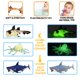 thumbnail image 4 of Juego de juguetes de baño ValeForToy, 20 cm, goma, Ocean Animals, paquete de 8, 4 of 7