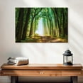 thumbnail image 2 of Elephant Stock Curtain Of Light Wall Art - Horizontal Canvas Wall Art - Living Room Wall Decor - Nature Canvas - Green And Gray Decor By Lars Van De Goor - 24" x 16", 2 of 4