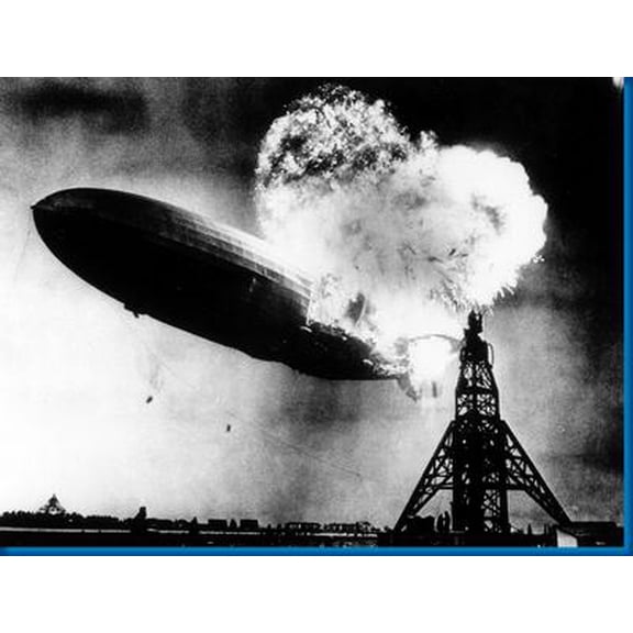 Hindenberg The Poster 16x24 Poster Medium Art Poster 16x24 Unframed, Age: Adults Western Graphic
