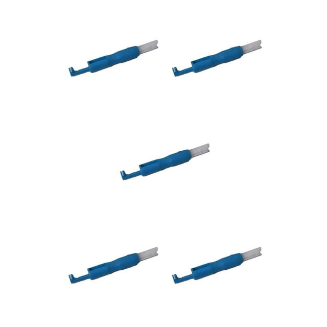 Transemion Universal Elderly Adults Needle Threader Sewing Quilting Embroidery Wires Threading Insertion Tools Accessories 17cm 5PCS