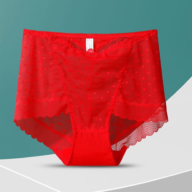 Puntoco Ropa interior para mujer, bragas de cintura alta, sexys, de encaje fino, de malla transpirable, que levantan y controlan los glúteos