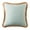 Water Blue, variant on Phantoscope Linen Tassel Trimmed Farmhouse Series Decorative Throw Pillow, 18" x 18", Light Blue, 2 Pack