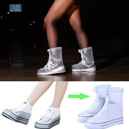 

New Rain Shoes Boots Covers Overshoes Galoshes Travel for Men Women Kids XXL