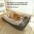 thumbnail image 6 of Luxury Plush Pet Sofa Bed - Non-Slip for Medium/Large Dogs & Cats - Soft Polyester Fill - All-Season Comfort - Golden Retriever Size, 6 of 10