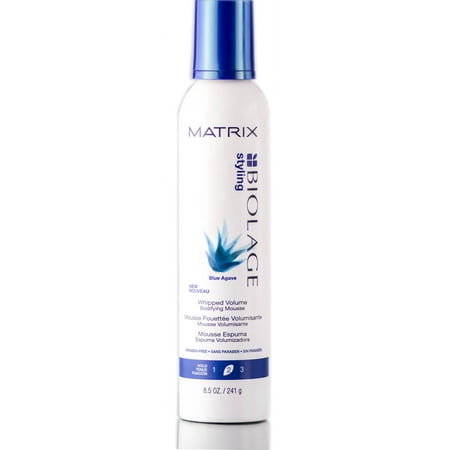 Matrix Biolage Styling Blue Agave Whipped Volume Bodifying Mousse, 8.5 Oz