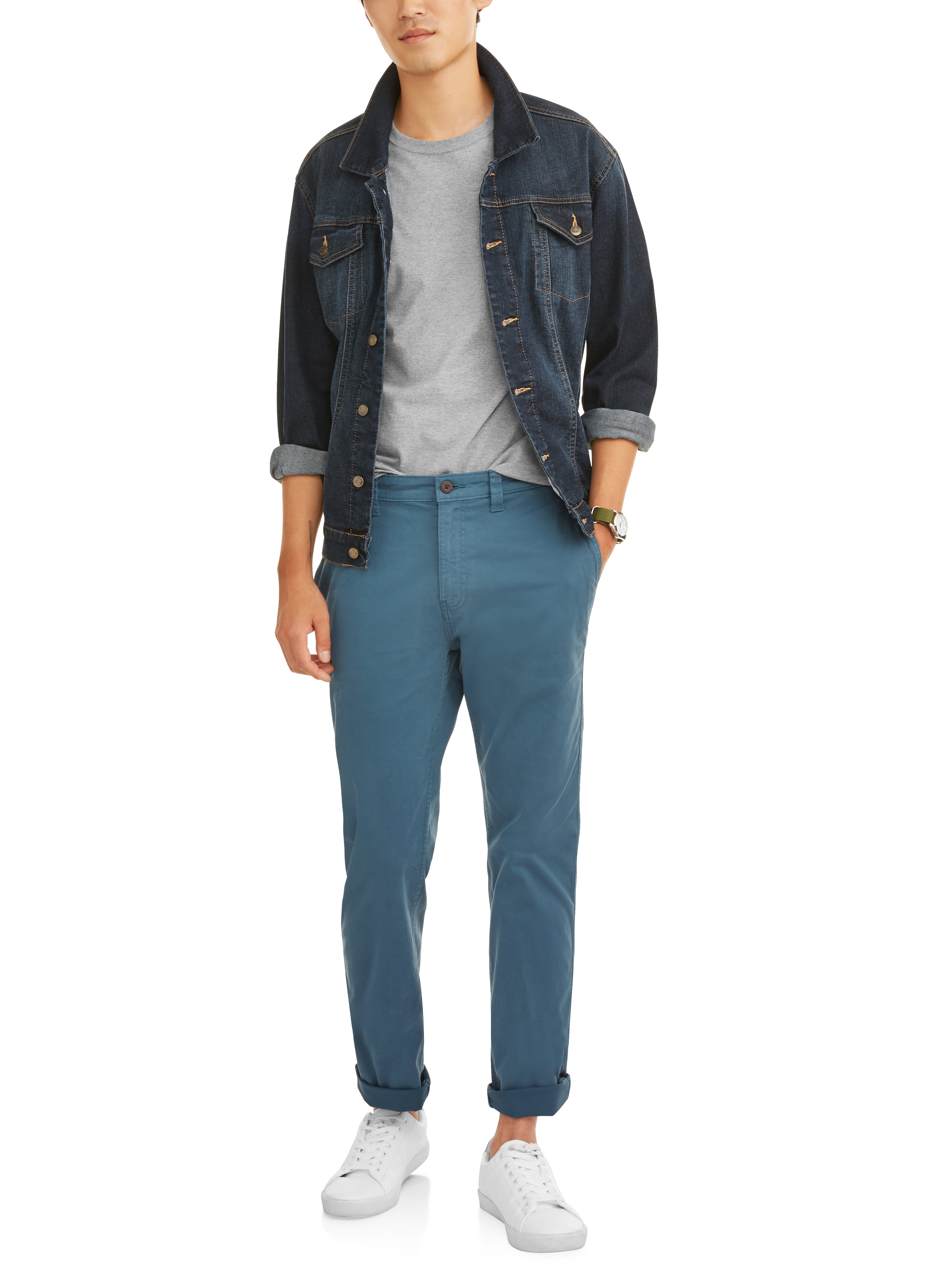 George Men's Slim Chino Pants - Walmart.com George Men's Slim Chino Pants - Walmart.com