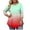 #0231-Red, variant on Ailaofu Plus Size Tops for Women 3/4 Sleeve Loose Shirts to Wear with Leggings Summer Fall 2026 Clothes