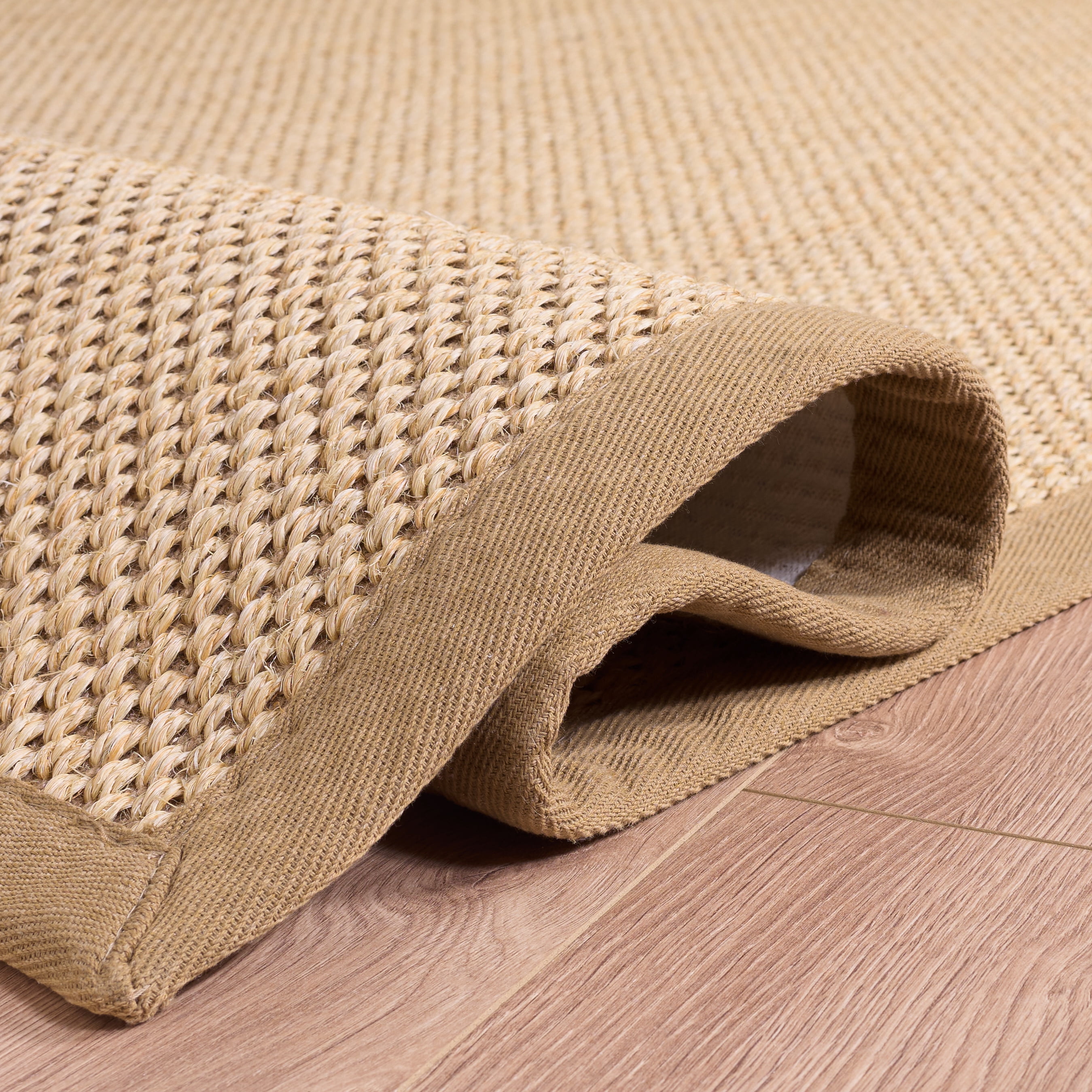 Safavieh Natural Fiber Jovana Solid Runner Rug, Maize/Linen, 3' x 12'