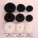 thumbnail image 5 of Moño para el pelo para niños, 3 piezas de moño para el pelo con forma de calcetín para niñas, moldeador de donas para cabello corto y fino, 5 of 8