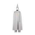 thumbnail image 7 of Adult Women's Witch Costume Sets Magic Wizard Sorceress Grey Cloak Tunic Outfit Set with Witch Hat Halloween Fancy Dress Party Cosplay Costumes, 7 of 7
