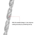 thumbnail image 4 of Uxcell 10Pack 1.15mm HSS(High Speed Steel) W6542 Drill Bits, Fully Ground Jobber 36mm Length Drill Bit, 4 of 5