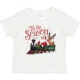 thumbnail image 3 of Inktastic Tis the Season Christmas Train Boys or Girls Toddler T-Shirt, 3 of 5