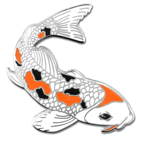PinMart's Japanese Koi Fish Animal Courage Trendy Enamel Lapel Pin