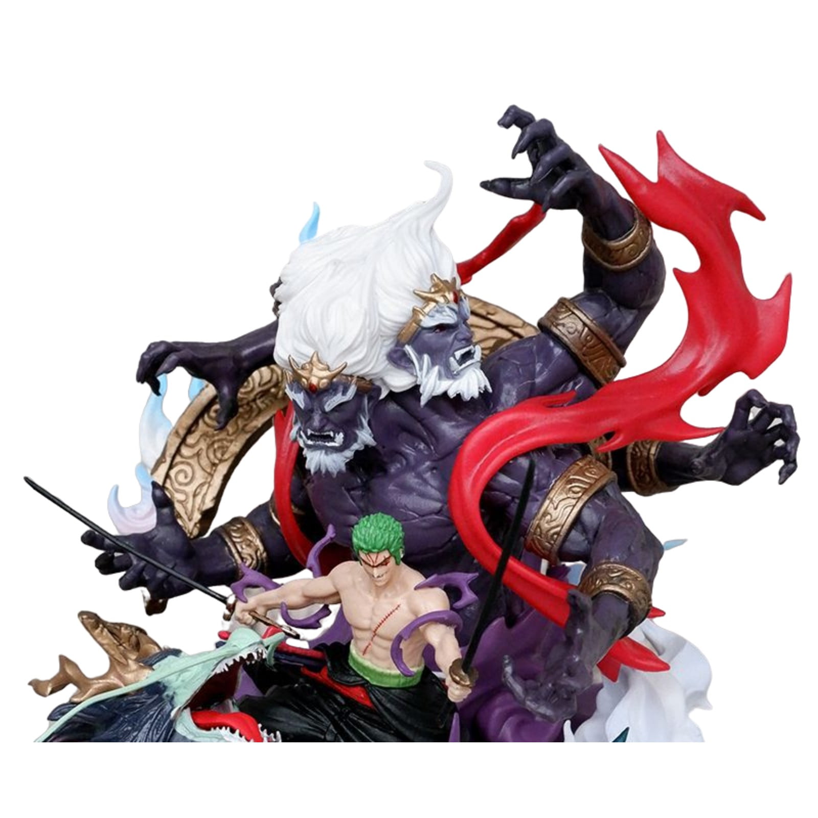 Njube Anime Figure Hell Roronoa Zoro Figure PVC Action Toys 21.5cm Otaku Favorite Static Statue Game Decoration Gift
