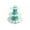 Mint Green, variant on Mlkoz Home decoration, Three Tier Paper Foil Cake Stand Children Adult Birthday Party Event Anniversary Celebration Cake Stand, Women Gifts