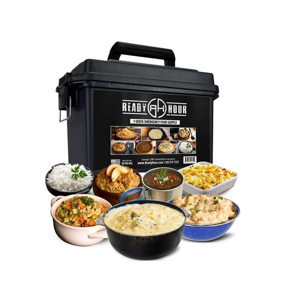 1-Week Food Supply Ammo Can (40 servings) By Patriot ...