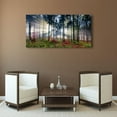 thumbnail image 2 of HFDF Nature Landscape Sunrise Tree Canvas Wall Art Wall Decoration for Living Room Forest Picture Artwork Painting Prints of Trees for Bedroom and Home Décor 10x8inch Framed, 2 of 6