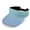 Blue Gradient Pattern, variant on Giraffe Open Top Sun Visor Hat, Polyester Fabric Empty Top Design Sports Sun Visor Hat Adjustable Strap Sports Visor Hat for Men