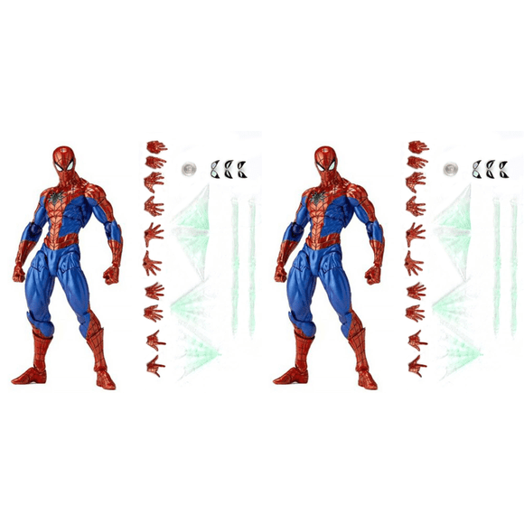 Peggybyg Movie Spider-Man Action Figure Toy Joints Moveable Home Office Decoration (B)