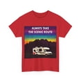 thumbnail image 3 of Always Take The Scenic Route RV Heavy Cotton T-Shirt, 3 of 6