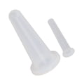 thumbnail image 4 of 2pcs Cupping Therapy Set Silicone Vacuum Massage White Small Facial Cupping Kit for Home Use, 4 of 14