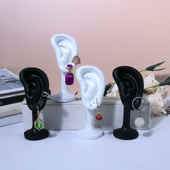 SmartBy Earrings Display Holder Stand Mannequin Jewelry Rack Ear Model Jewelry Display Earrings Jewelry Shop Tool