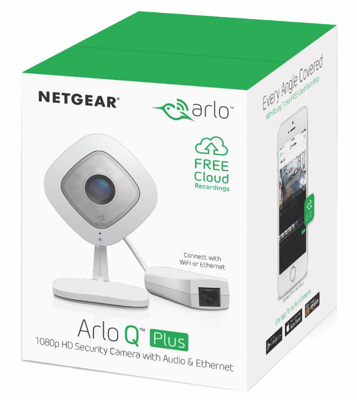 Arlo Q Plus 1080p Hd Security Camera Vmc3040s 1 Wired Camera With Two Way Audio Night Vision Motion Detection Smart Alerts Power Over Ethernet Walmart Com Walmart Com