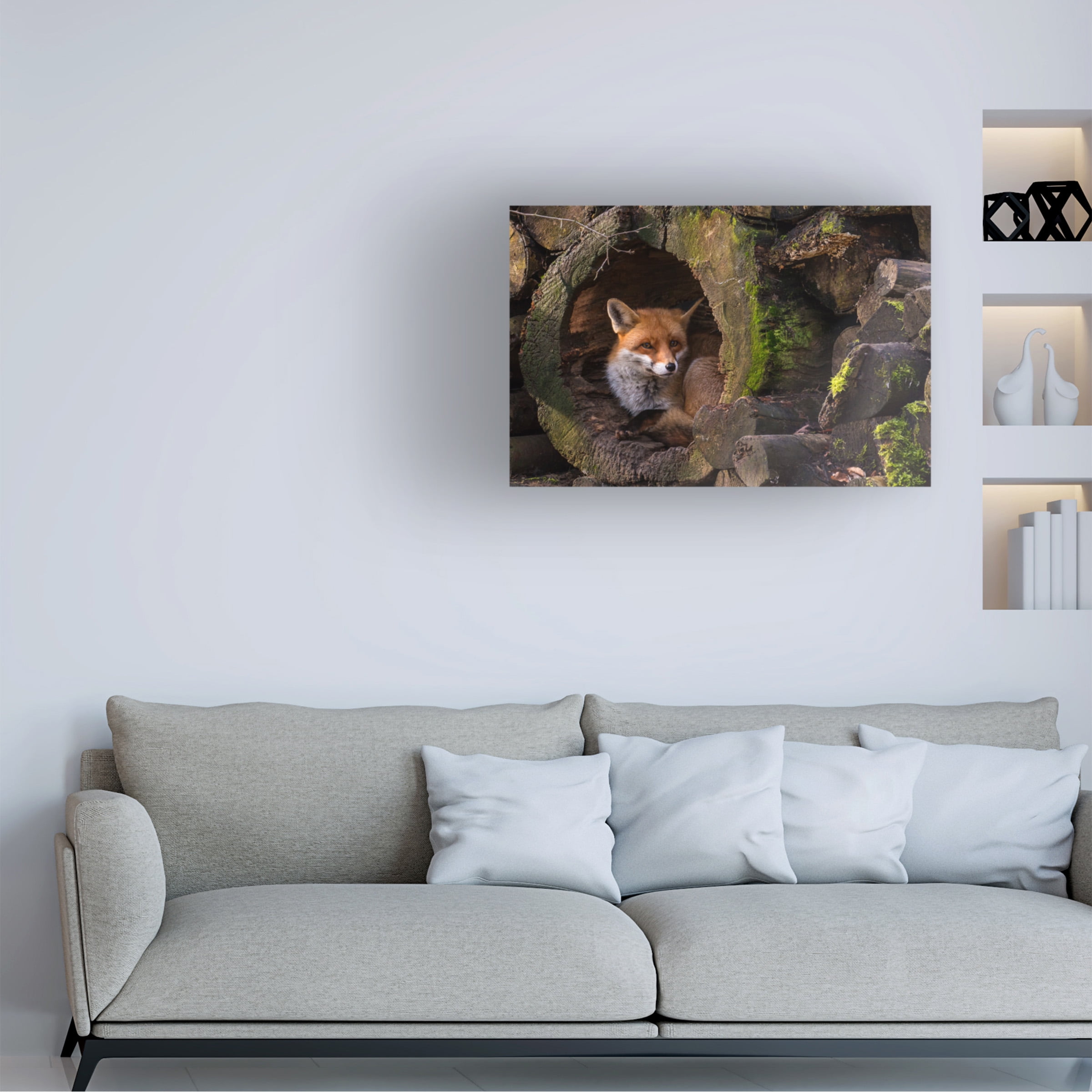 Cees van Ginkel 'Fox 2' Canvas Art