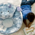 thumbnail image 4 of (2 pack) Animal Adventure 26"W Dragon Cozy Seats, Tie Dye Blue, 3+, 4 of 7