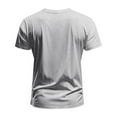 thumbnail image 4 of JIUKE Mens T Shirts Short Sleeve Classic V Neck T-Shirt Solid Color Top Casual Summer Basic Tee Shirt, 4 of 8