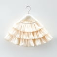 thumbnail image 2 of Ticikt Girls Tulle Skirts A-line Mesh Skirt Long Tutu Skirts Dress Stars Sequins Tutu Skirt for Toddler Girls,Color:Beige,Size:3-4 Years, 2 of 7