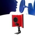 thumbnail image 3 of Isolation Shield, Anti-Noise Portable Soundproof Studio Equipment Effective Adjustable  for Recording for Broadcasting, 3 of 8