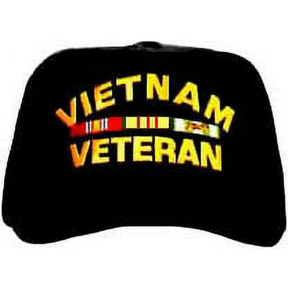 Vietnam Veteran with Ribbons Ball Cap