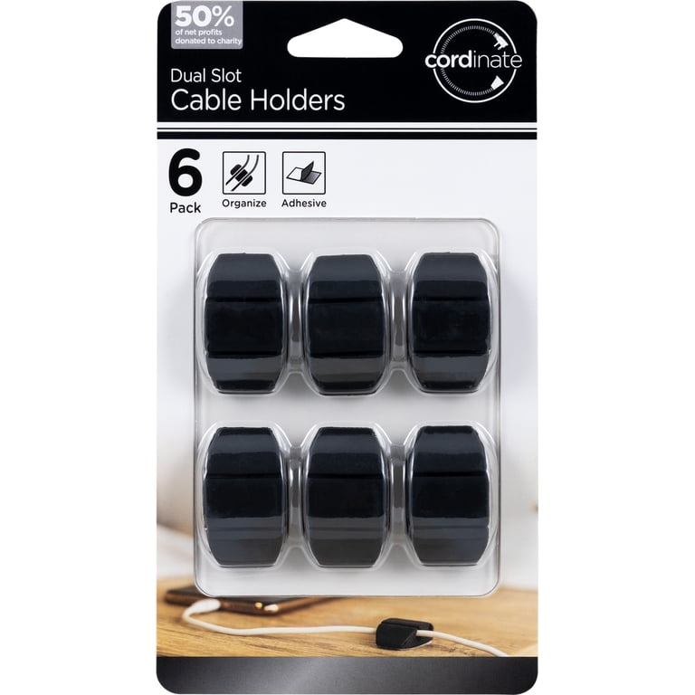 Cordinate Cable Management Dots Dual Slot 6 Pack photo 2